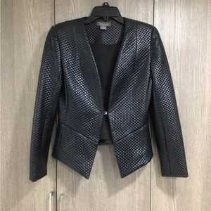 Gracia Black Quilted Women's Blazer